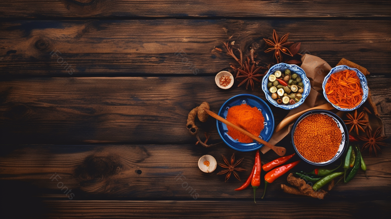 高清的图片海报设计背景广告设计素材元素木板上的食材调料香料,高清,摄影图,摄影图片,图片大全,摄影图免费下载